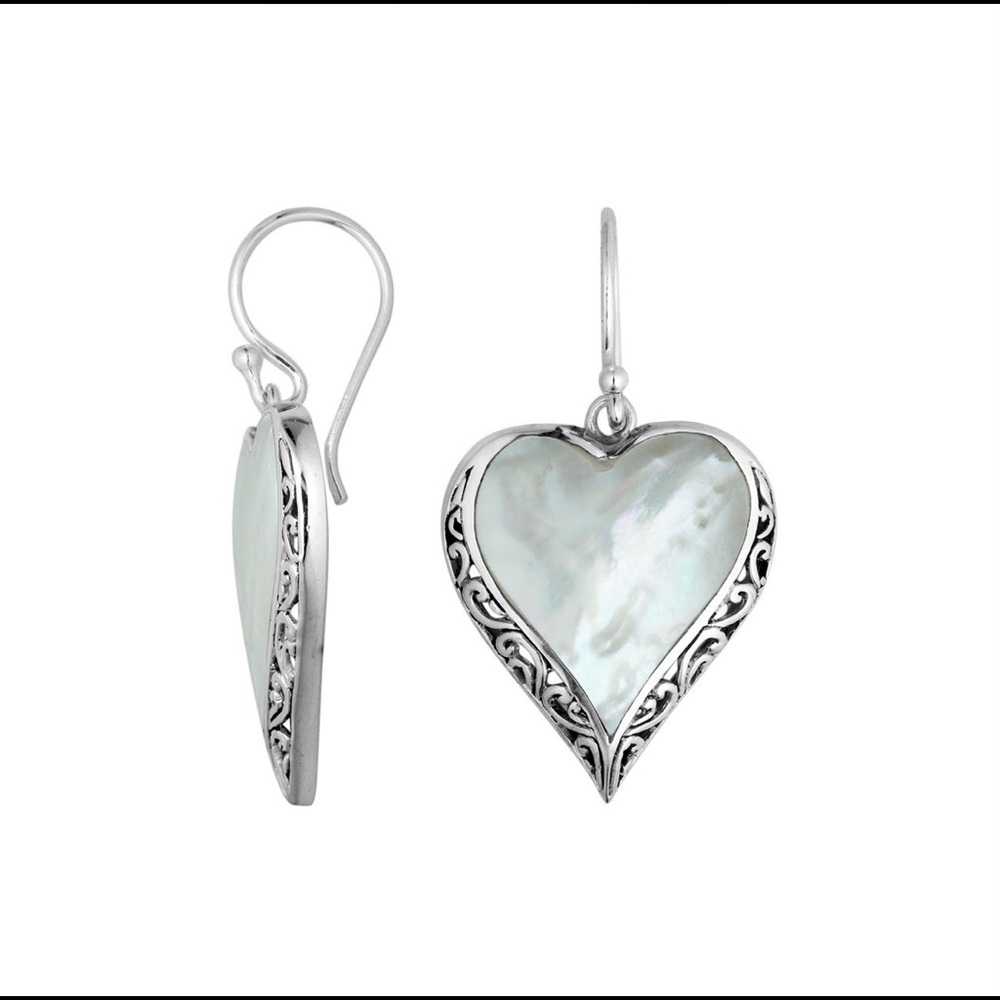 Mother of Pearl Sterling Silver Earrings